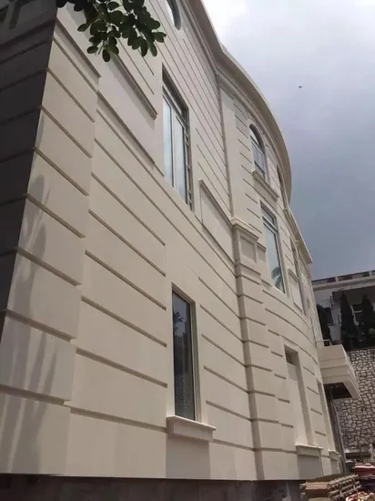 Building Material Natural White Moca Cream Limestone Wall Cladding 