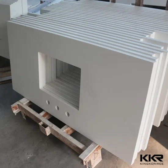 Kingkonree Solid Surface Artificial Stone Us Vanity Top 