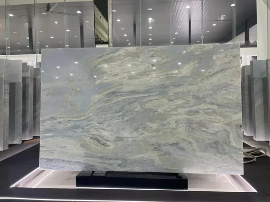 Premium Italy Quality Light Blue Quartzite for Elegant Indoor Decoration 