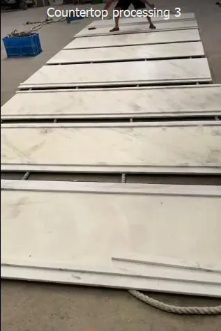 Surface Terrazzo Table Top/Kitchen Top Countertop Vanitytop Customized Size Black White 