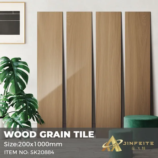 200*1000mm Foshan Wood Look Porcelain Tile for Indoor Floor Use Best Price 