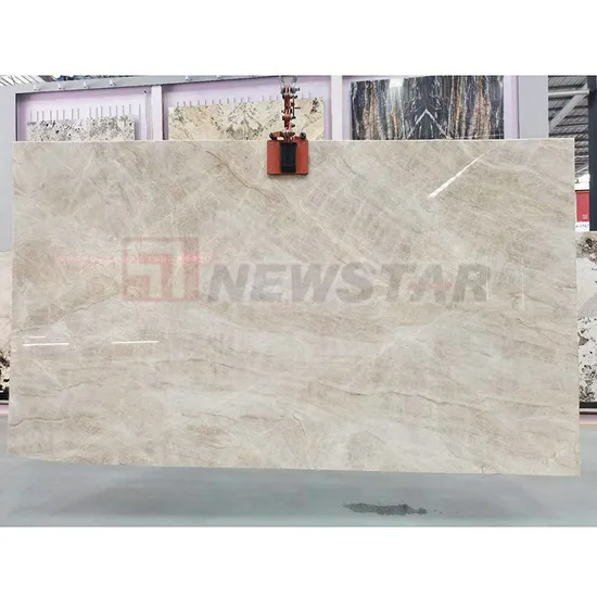 Luxury Granite Crystal White Taj Mahal Quartzite Countertop Slab 