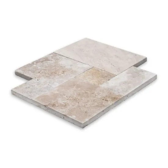 Wholesale Price Holes Nature Stone Classic Honed Travertine Marble Edging Classic Beige Travertine Tiles for Wall and Flooring 