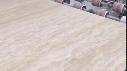 Imported Polished Light Beige Travertine for Slabs, Tiles, Culture Stone Wall 