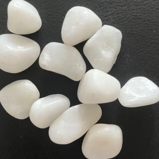 High Quality White Pebble Stone for Modern Interior and Exterior Landscape Decoration 