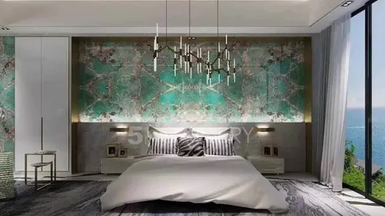 Translucent Natural Green Da Vinci Marble Stone Quartzite 