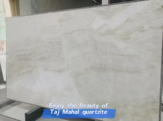 Polished Taj Mahal Quartzite Countertops and Marble Slabs in 2cm & 3cm Available 