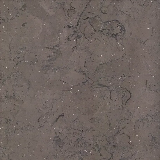 High Quality Brown Grey Polished Limestone for Elegant Interiors Decoration 