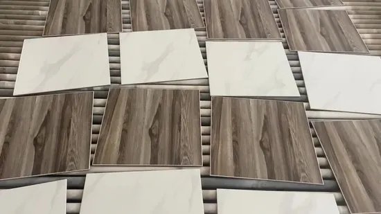 30X60cm Ceramic Glazed Glossy White Black Wall Tile 