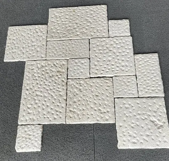 Natural stone Bush Hammered Limestone for interior/exterior/outdoor home/hotel/project/house/apartment floor/wall slabs/tiles decoration 